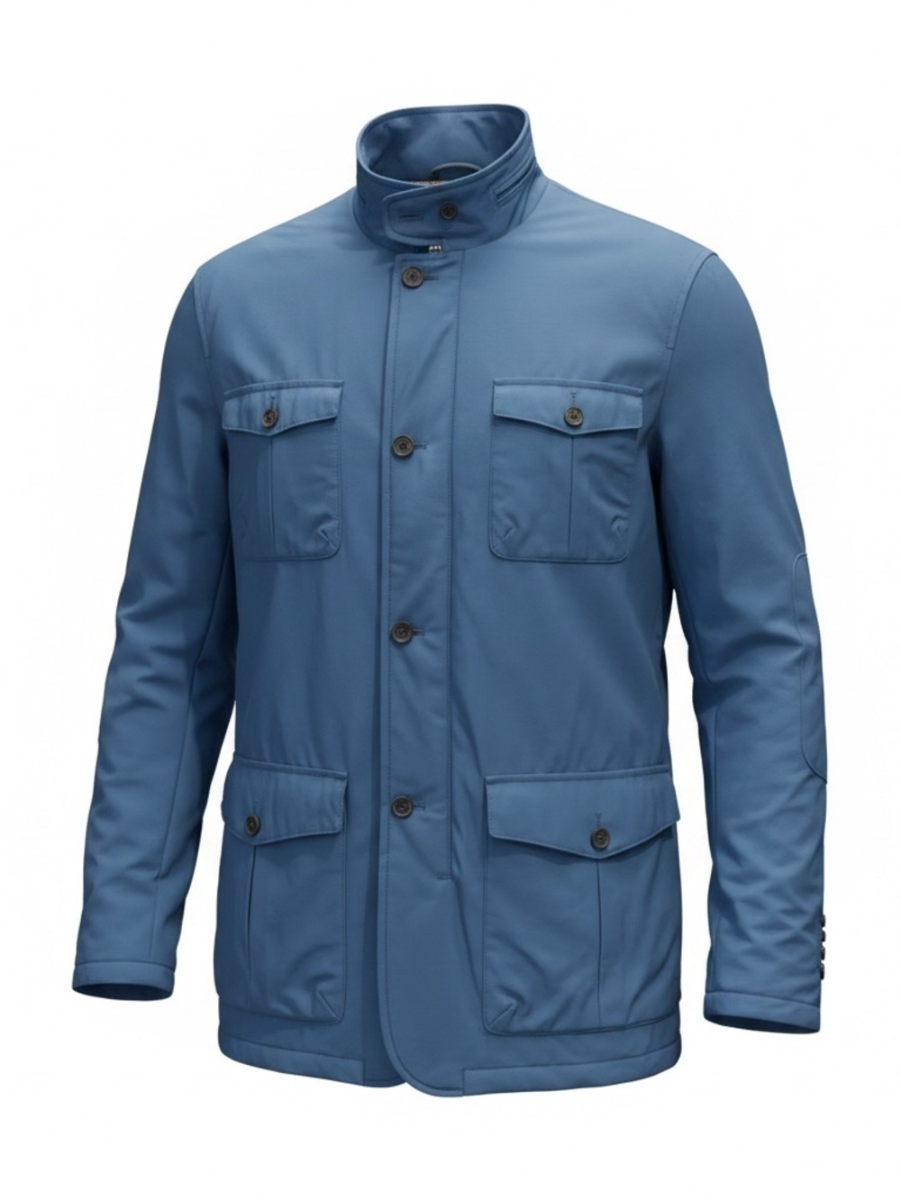 Brooks Brothers Men’s Slate Blue Military Field Jacket
